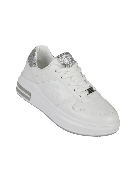 Laura Biagiotti Zapatillas de mujer con cordones y plataforma.