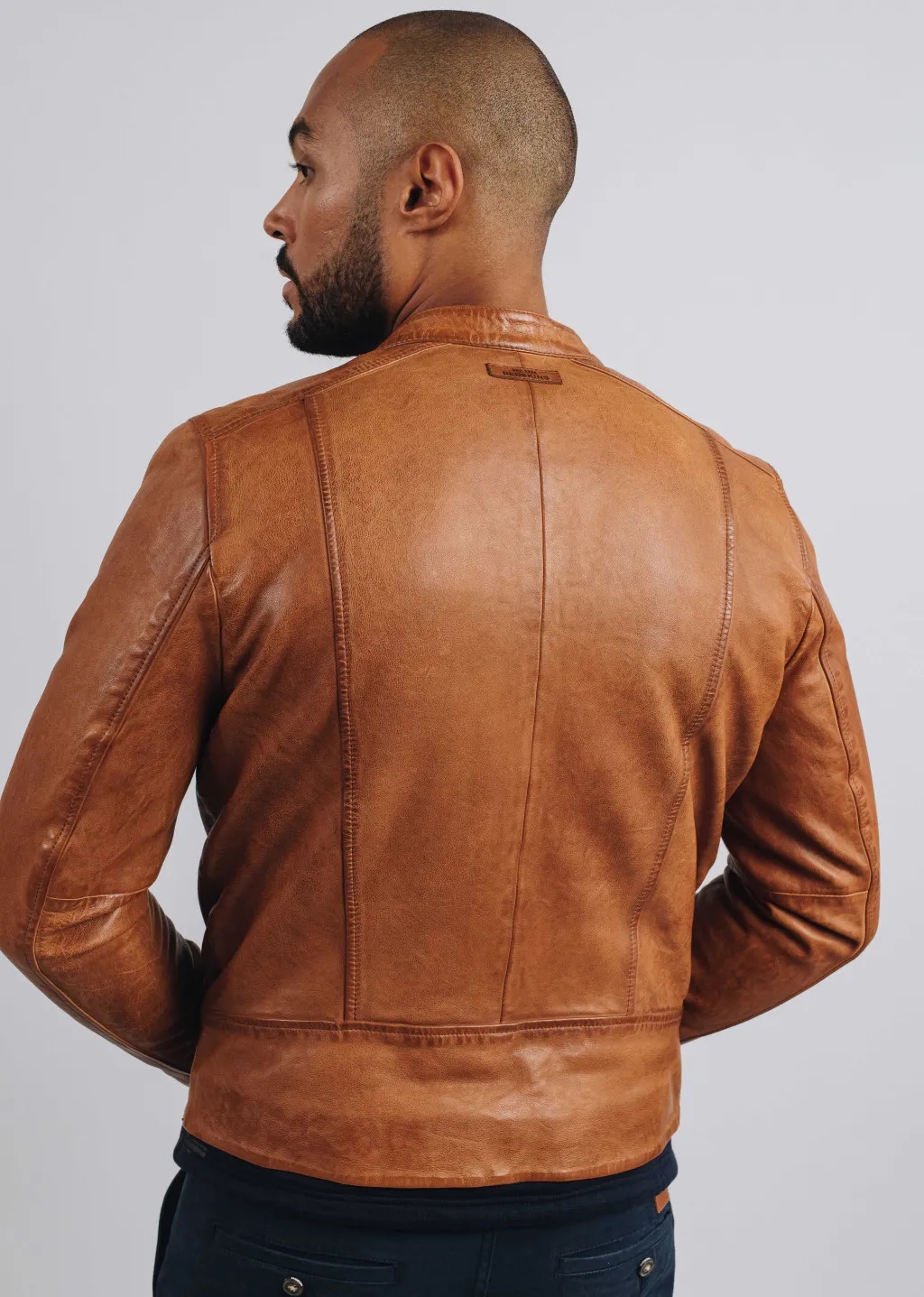 Leather jacket FAISSE GREEN