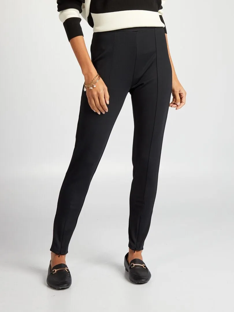 LEGGING DE PUNTO MILANO  NEGRO