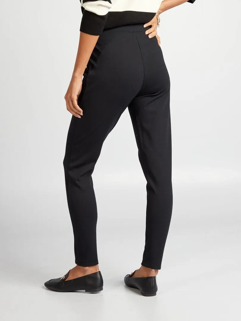 LEGGING DE PUNTO MILANO  NEGRO