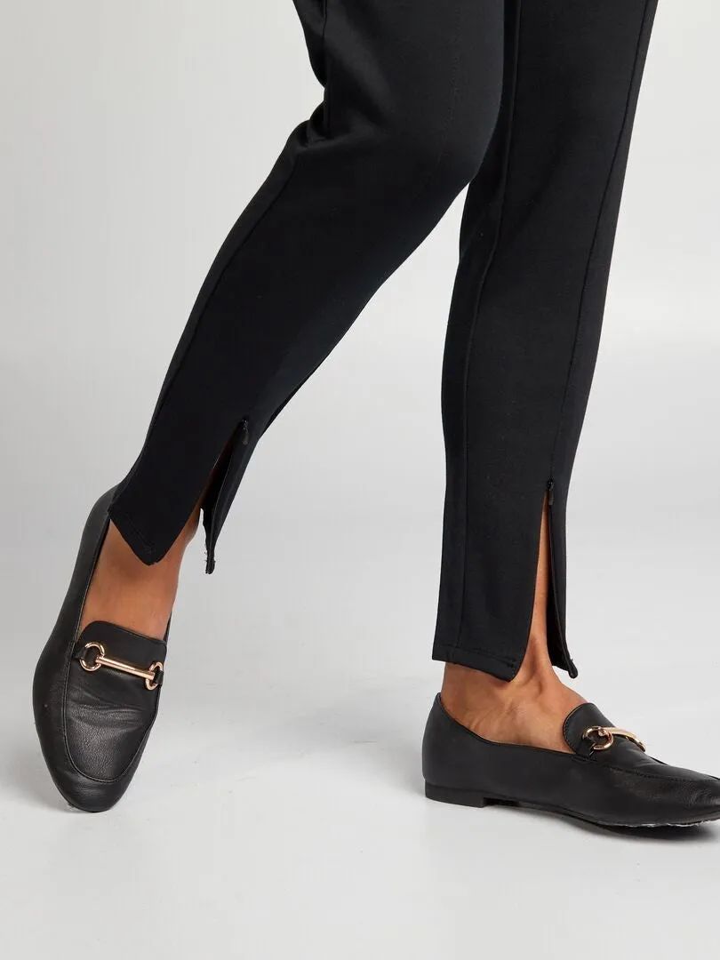 LEGGING DE PUNTO MILANO  NEGRO