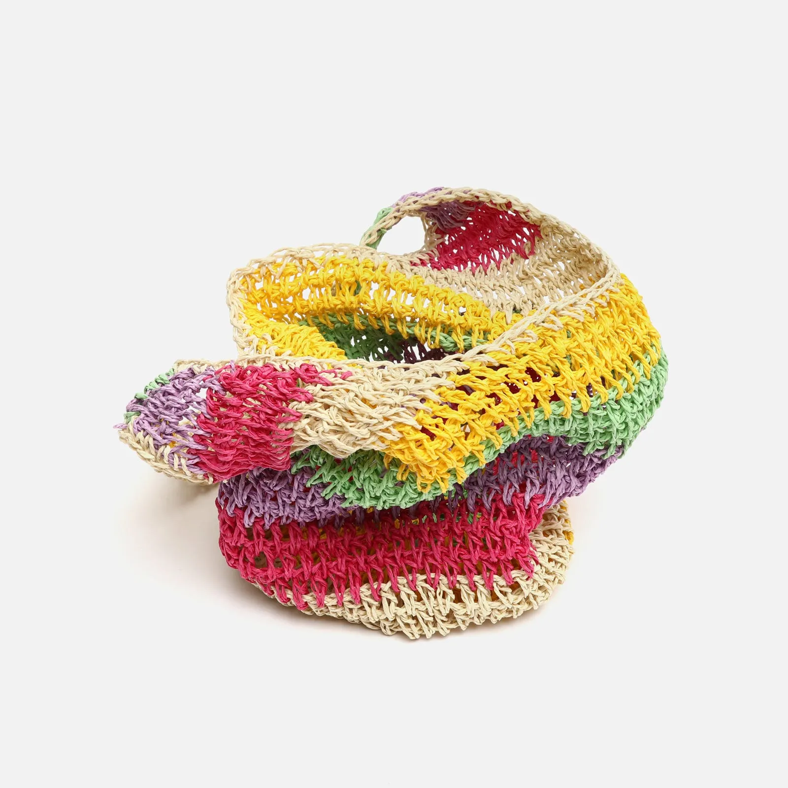 Legi bolso de hombro efecto rafia