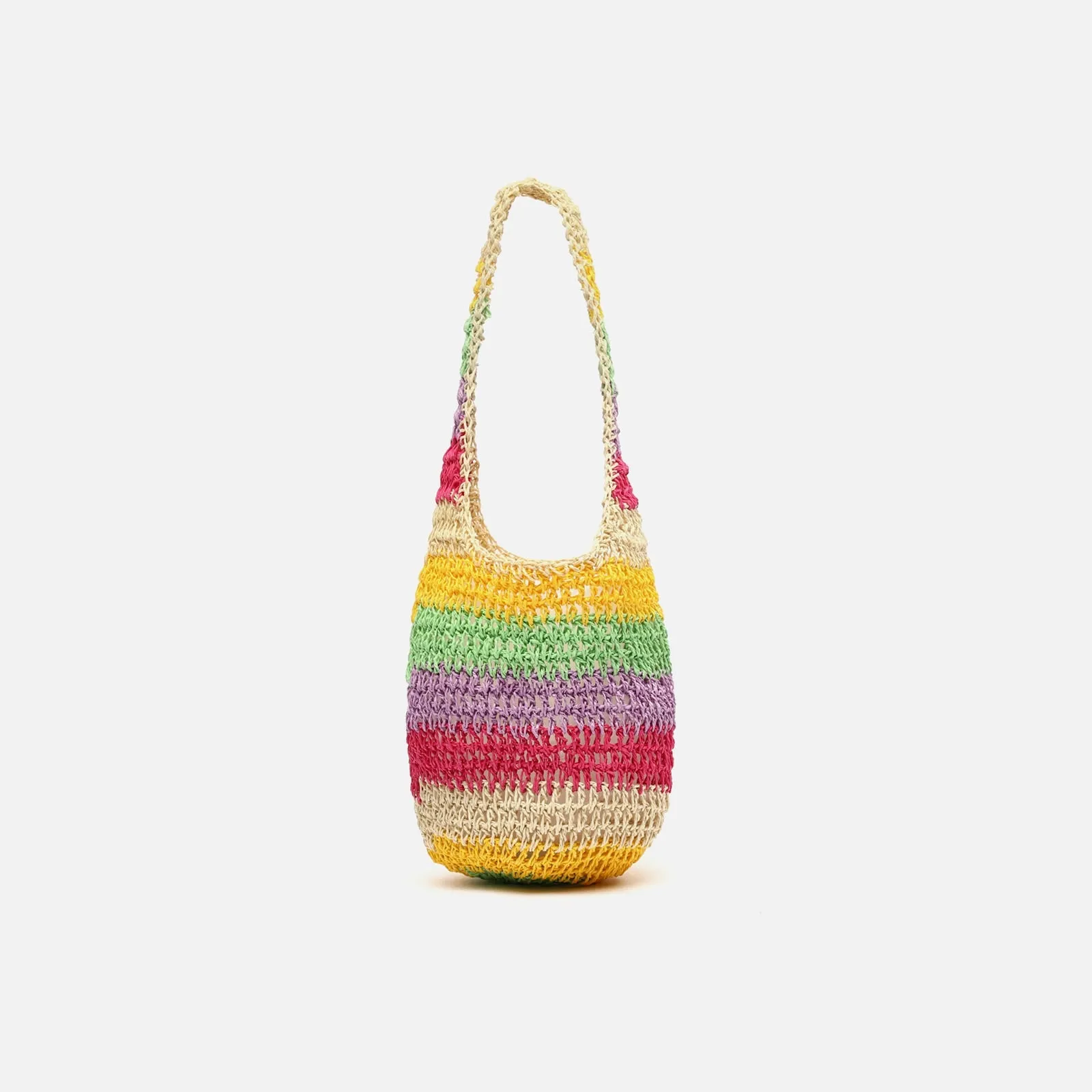 Legi bolso de hombro efecto rafia