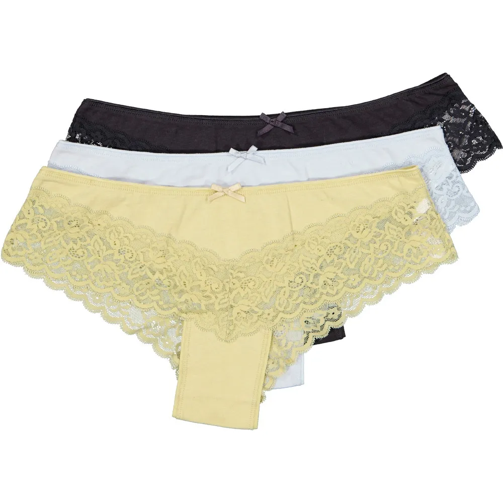 Leya Braguitas brasileñas para mujer  Pack de 3