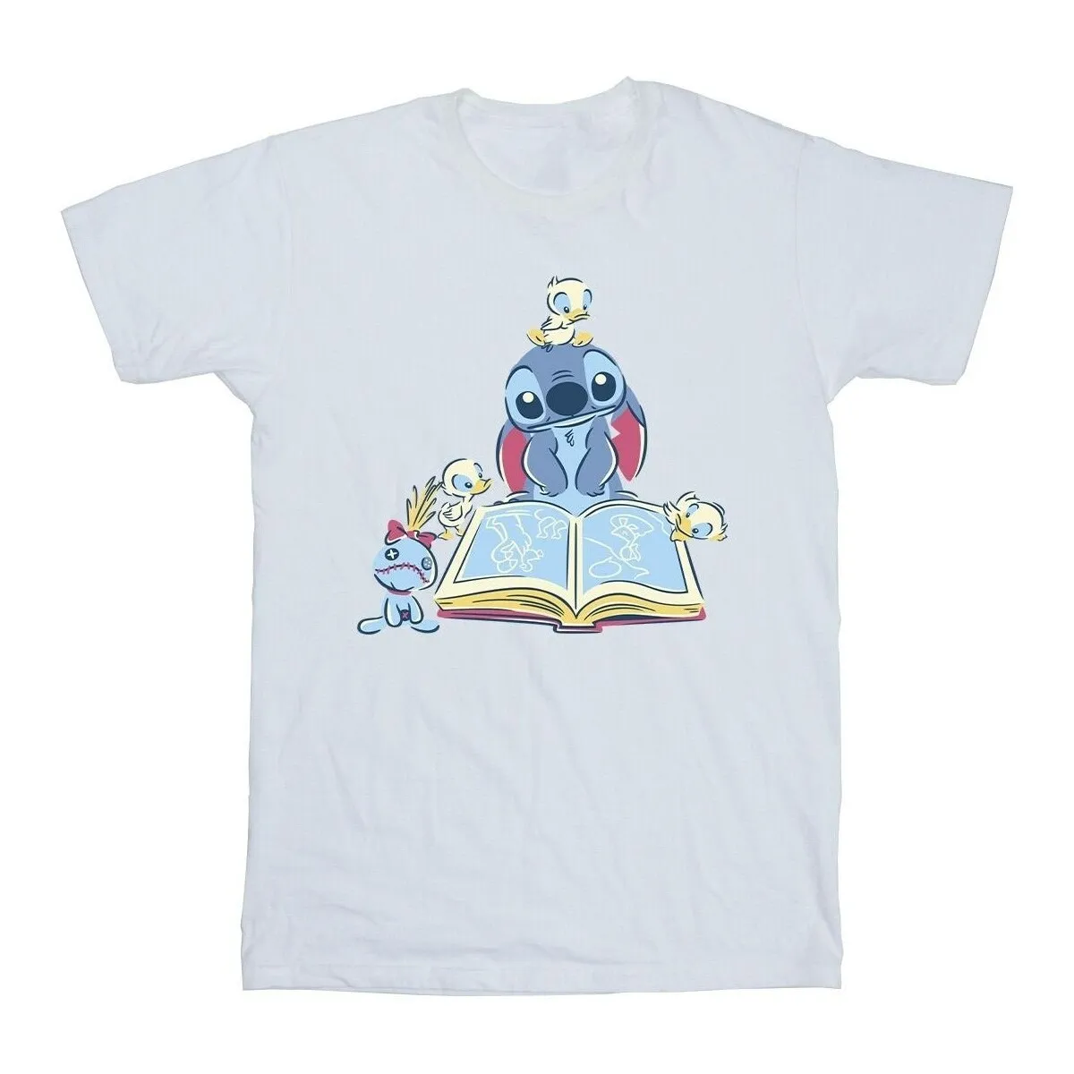 Lilo & Stitch Reading A Book