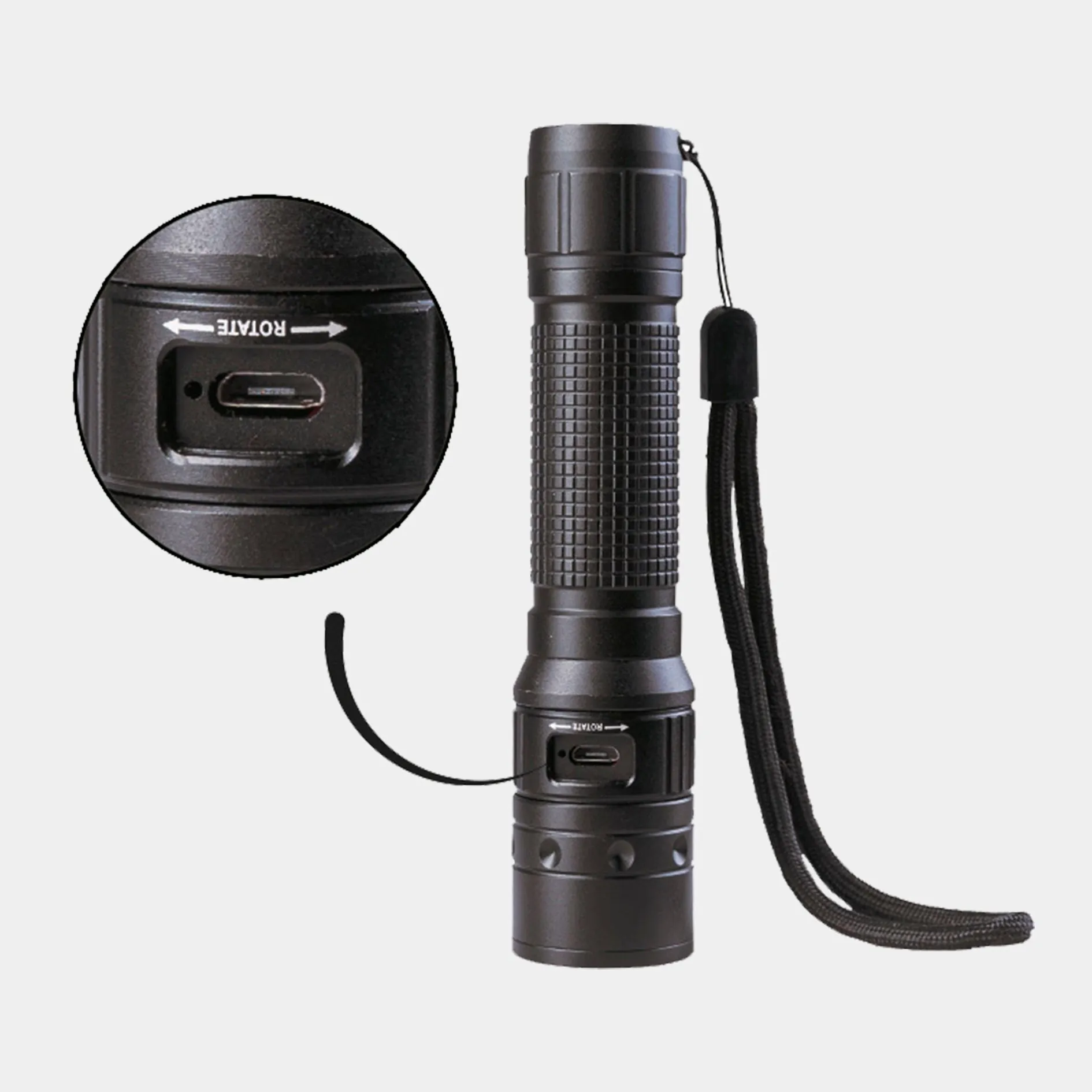 LINTERNA MT1R OPERATOR RECARGABLE  MILTEC