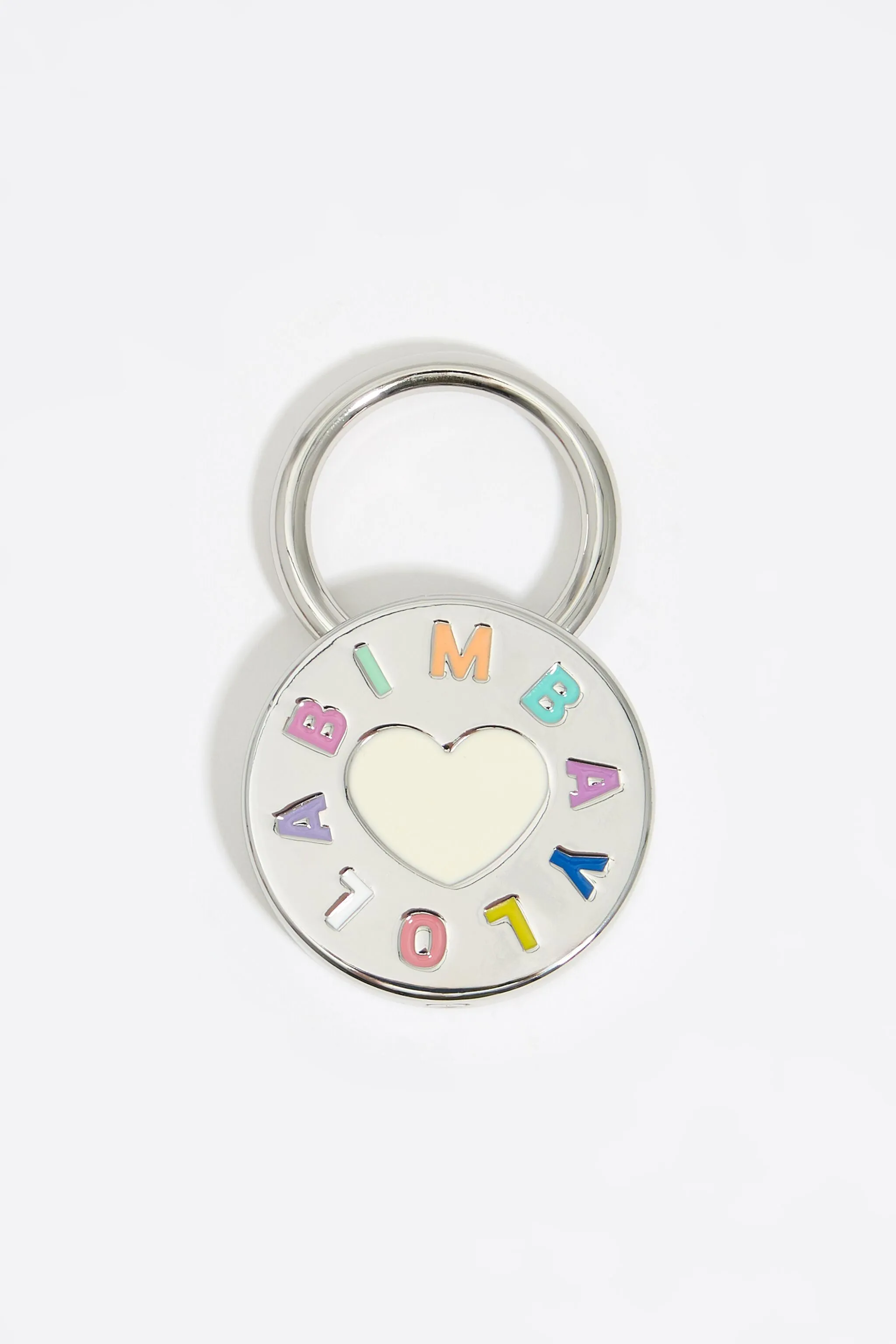 Llavero candado logo Candy plateado