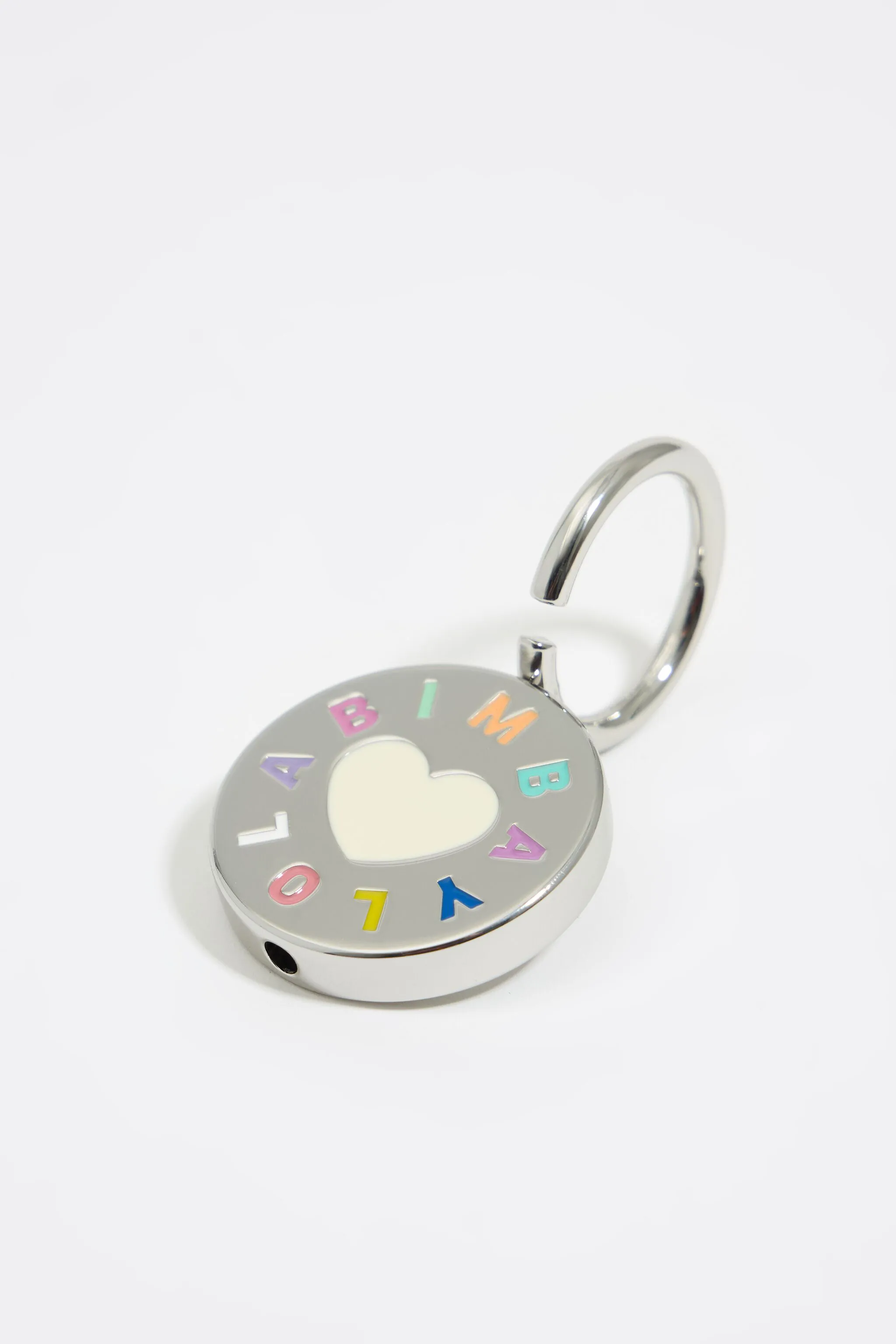 Llavero candado logo Candy plateado