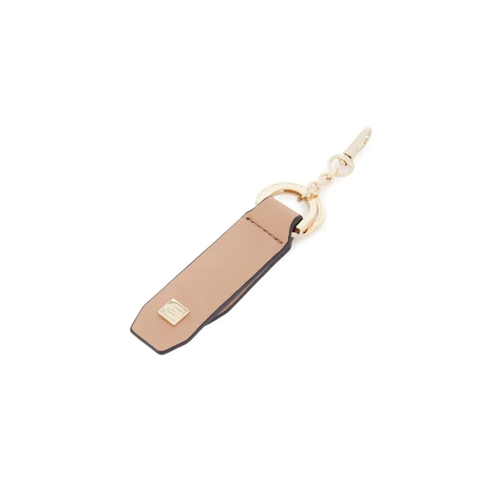 Llavero de Piel Piquadro PC5569W92/BE2 Color Beige