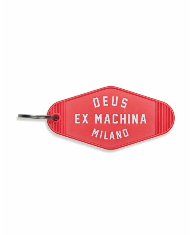 Llavero Deus Ex Machina Milano Key Tag Rojo 