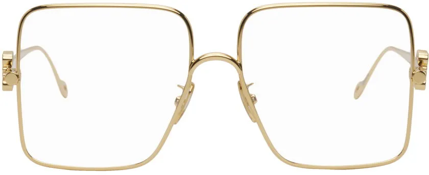 Loewe Gold Square Glasses