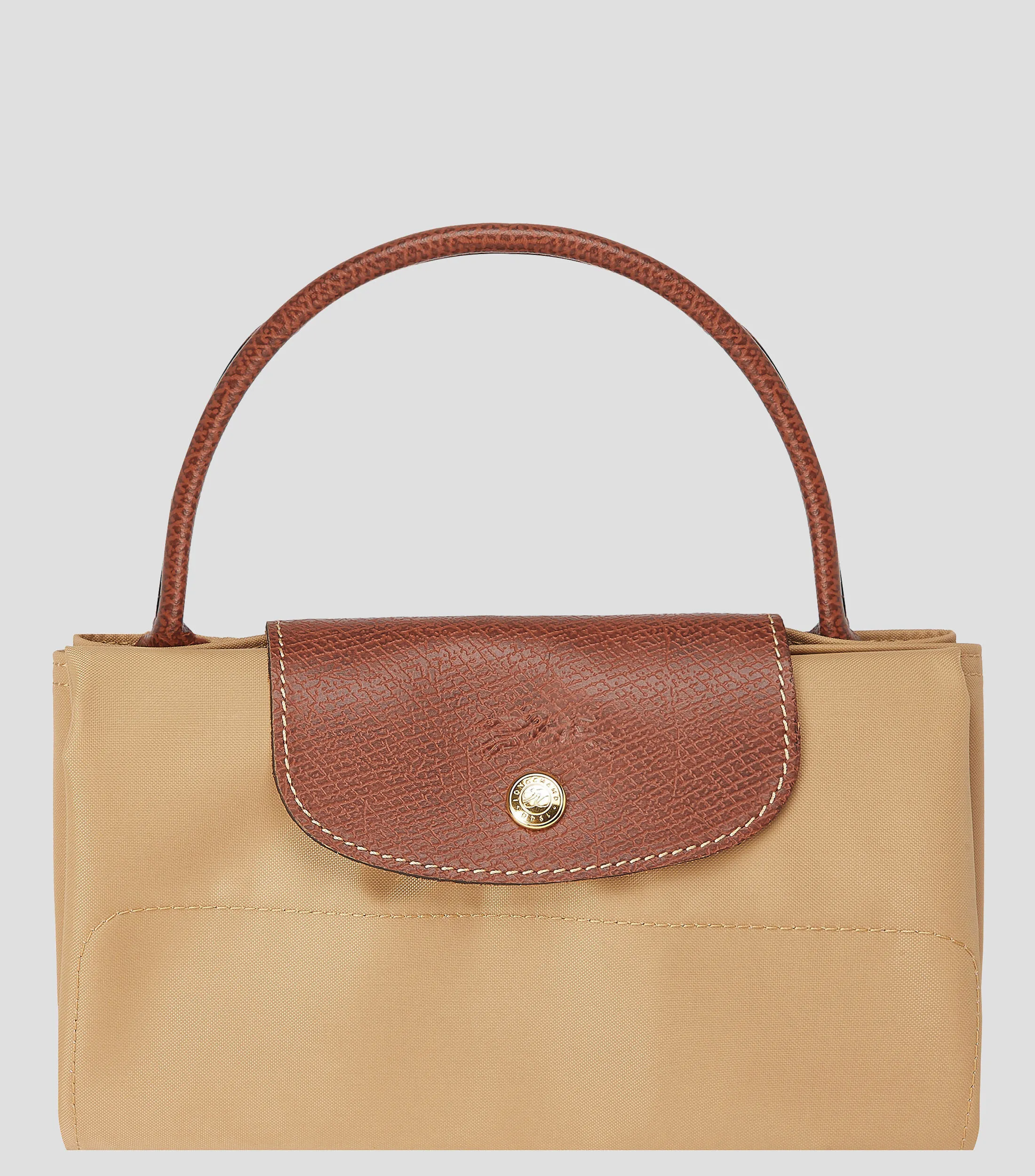 Longchamp Bolso satchel café Mujer