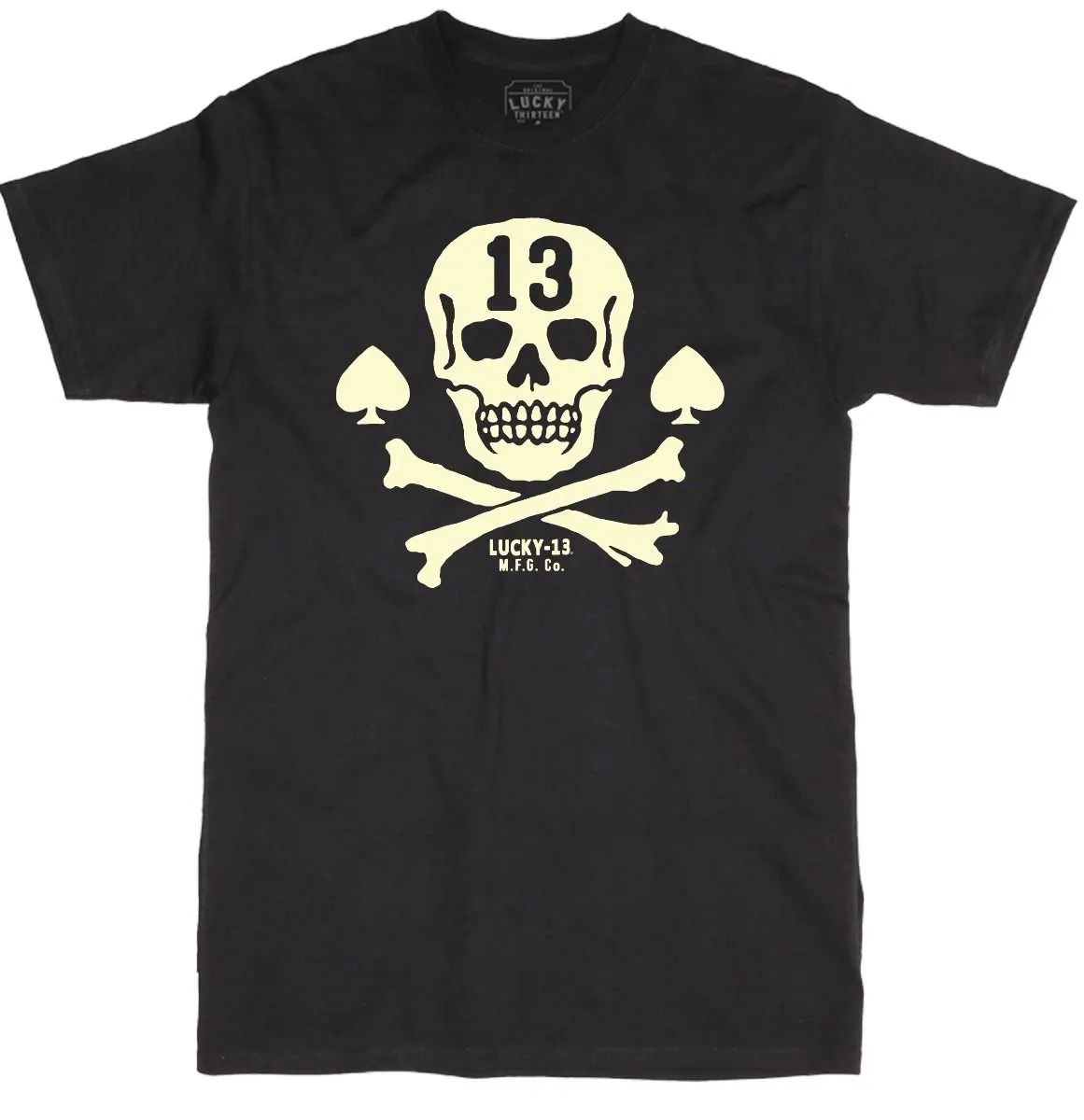 Lucky Thirteen Camiseta Pirate Skull