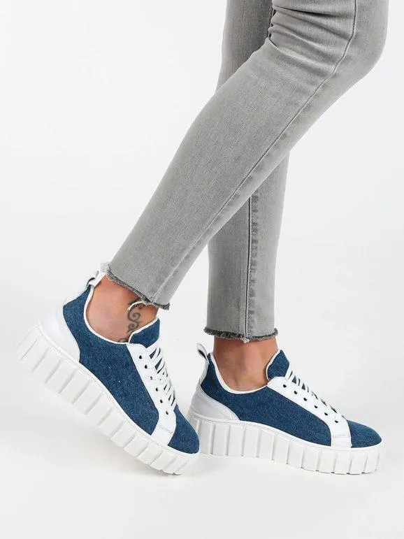 Made In Italy Stella Zapatillas de mujer con plataforma