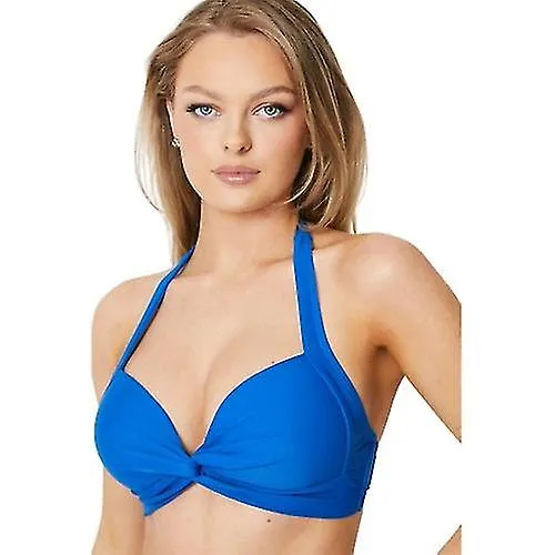 Magnífico top de bikini acolchado de nudo giratorio para mujer / mujer