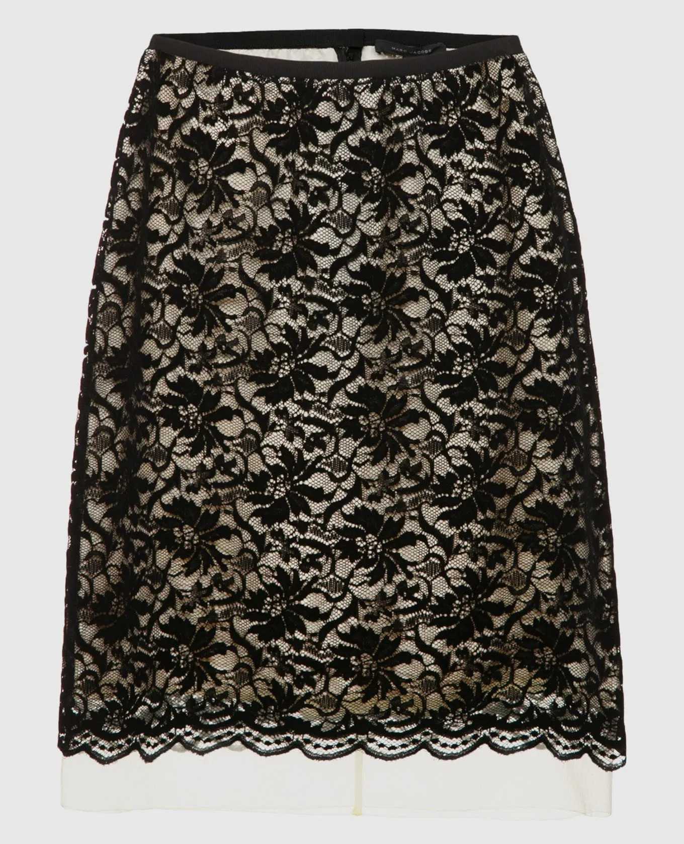 Marc Jacobs Golden lace skirt