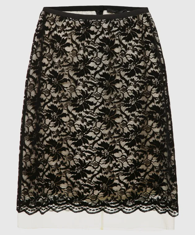 Marc Jacobs Golden lace skirt