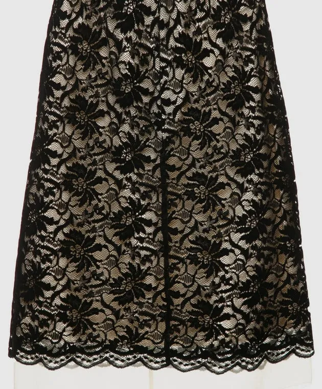 Marc Jacobs Golden lace skirt