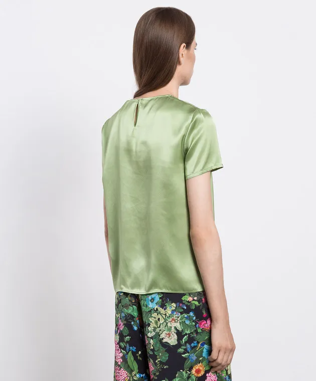 Max & Co Green silk blouse