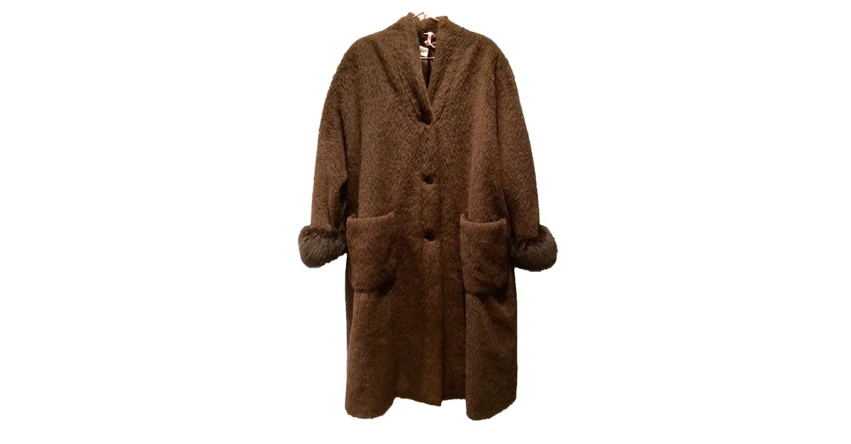 Max Mara Capa Castaño 
