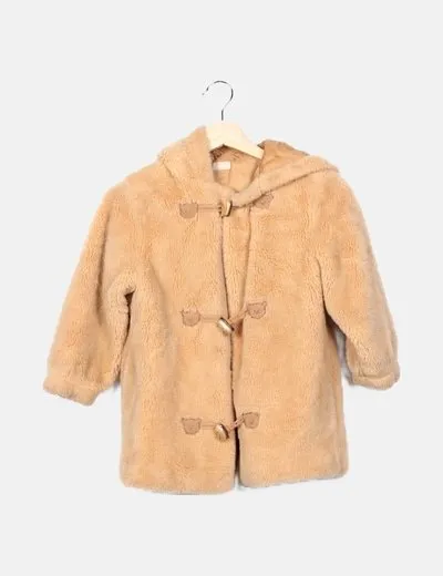 Mayoral Trenca pelo sintético beige