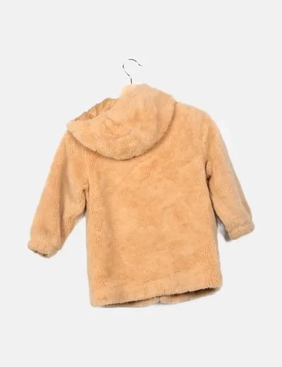 Mayoral Trenca pelo sintético beige