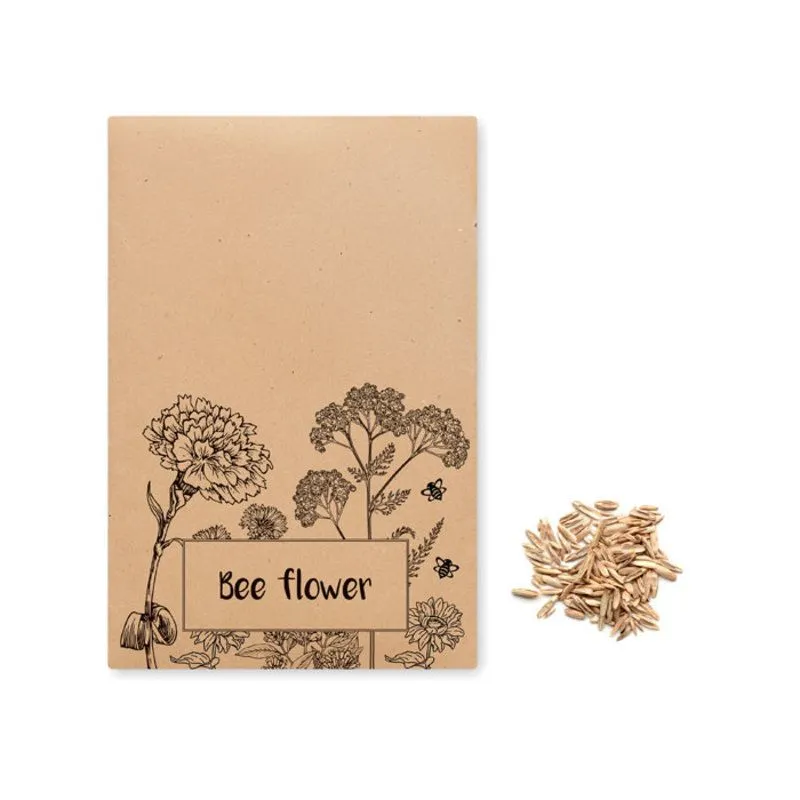 Mezcla de semillas de flores personalizada Bee