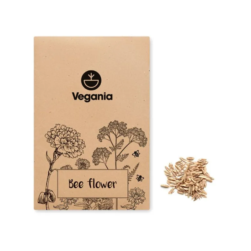 Mezcla de semillas de flores personalizada Bee