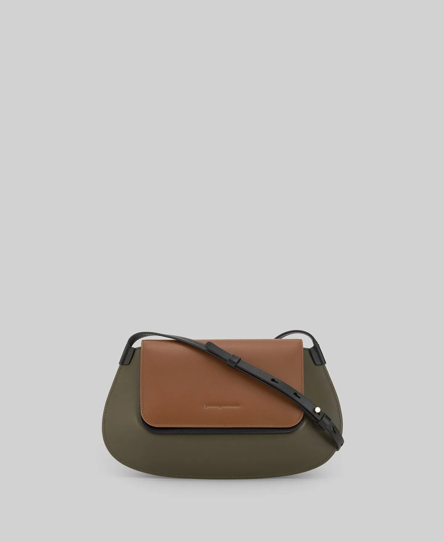 Mini bolso tricolor piel mujer