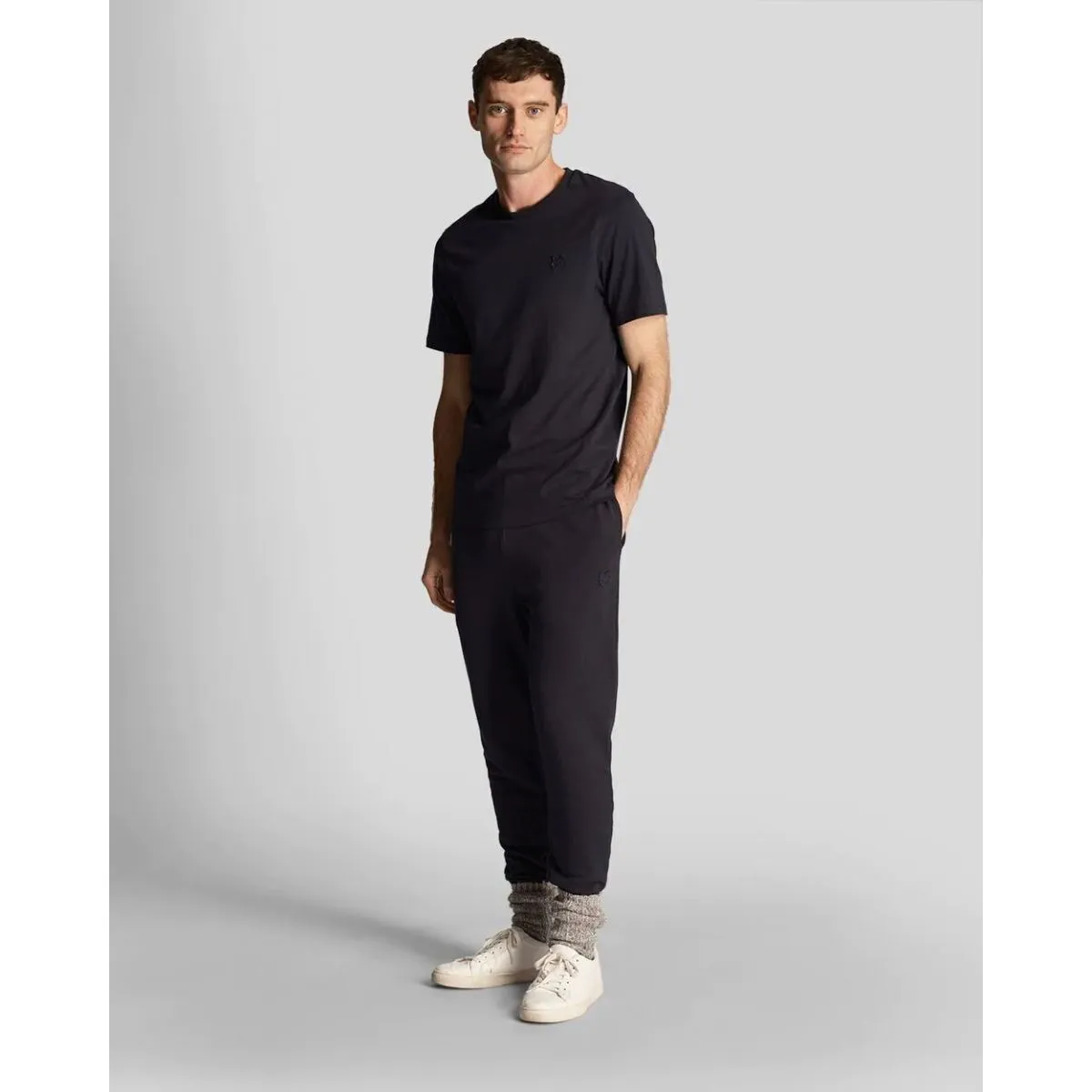 ML822TON SKINNY SWEATZ271 DATK NAVY