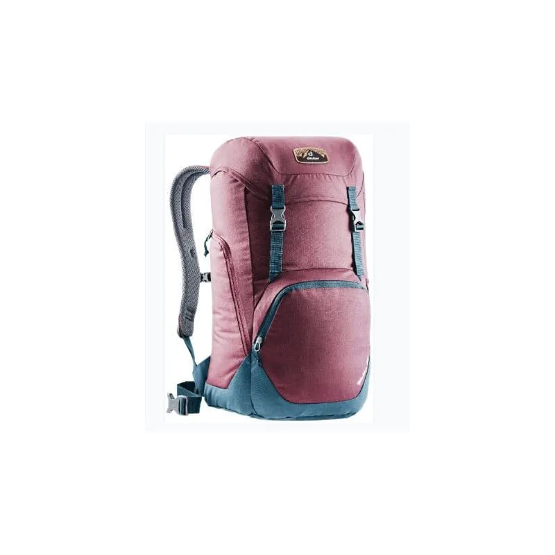 Mochila Deuter Walker 24 (Burdeos / Azul Medianoche)
