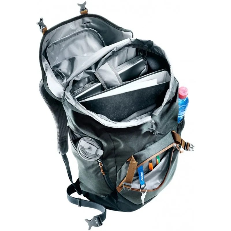 Mochila Deuter Walker 24 (Burdeos / Azul Medianoche)