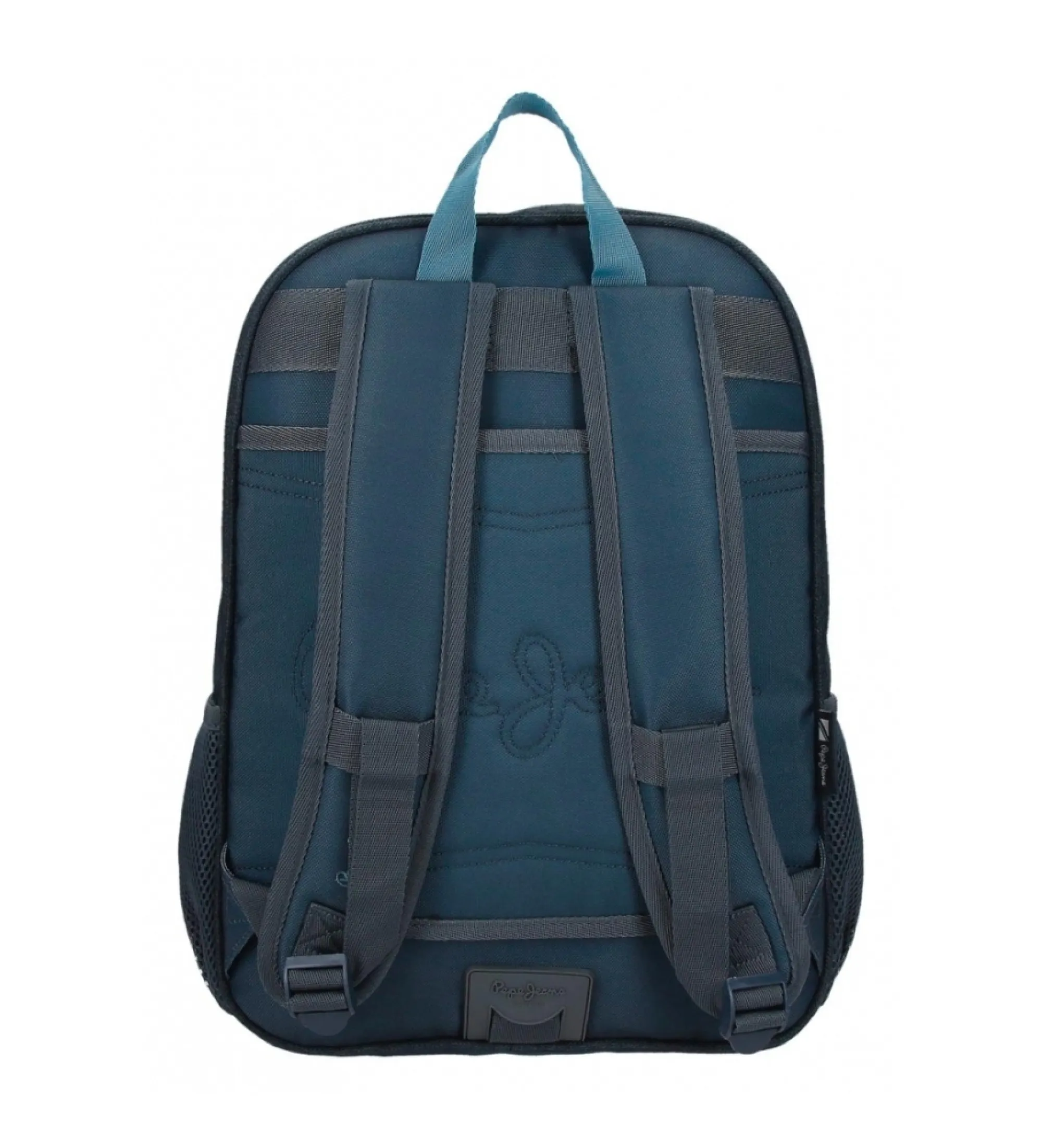 Mochila dos compartimentos Pepe Jeans Edmon 40 cm adaptable a carro marino