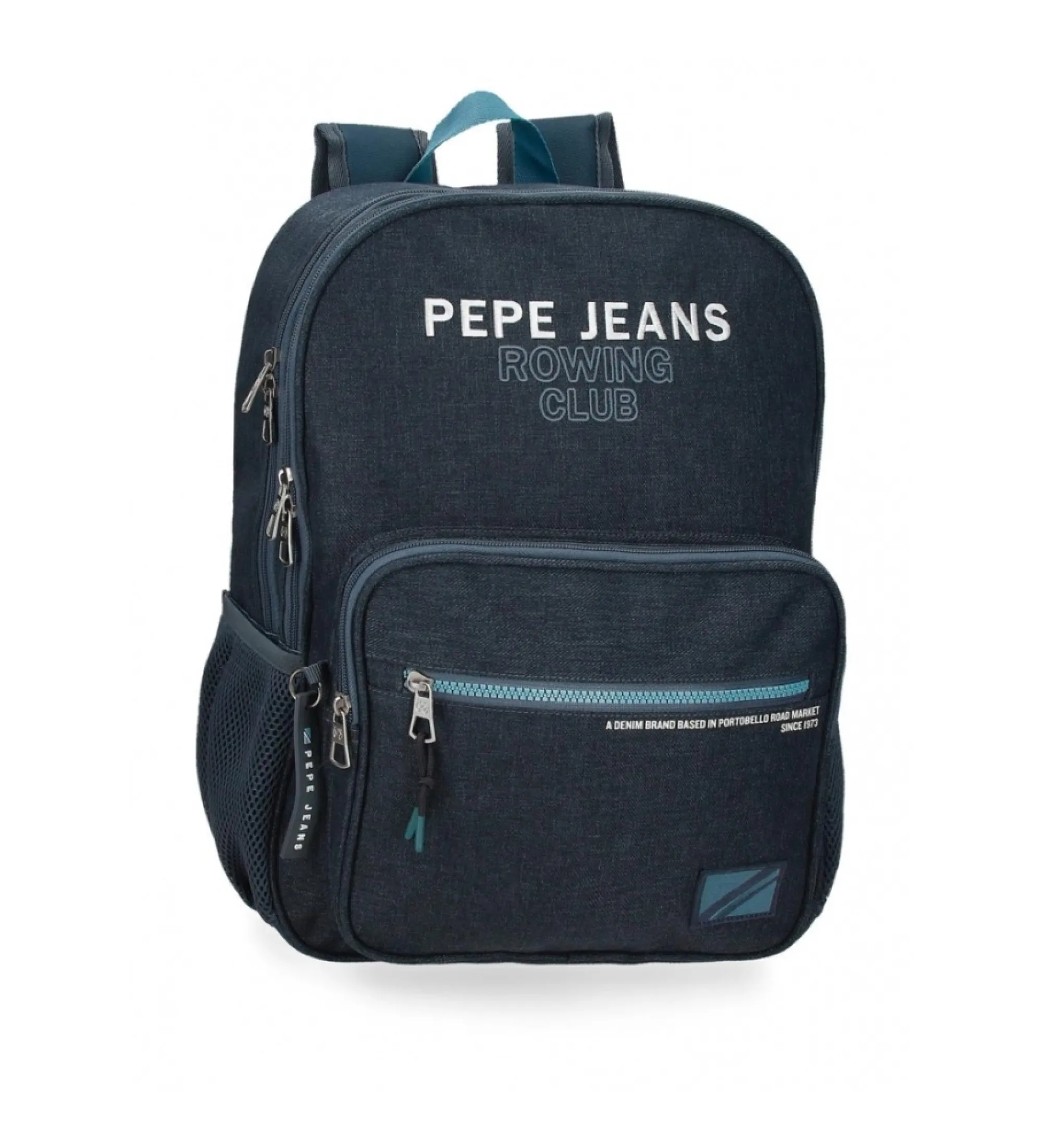 Mochila dos compartimentos Pepe Jeans Edmon 40 cm marino