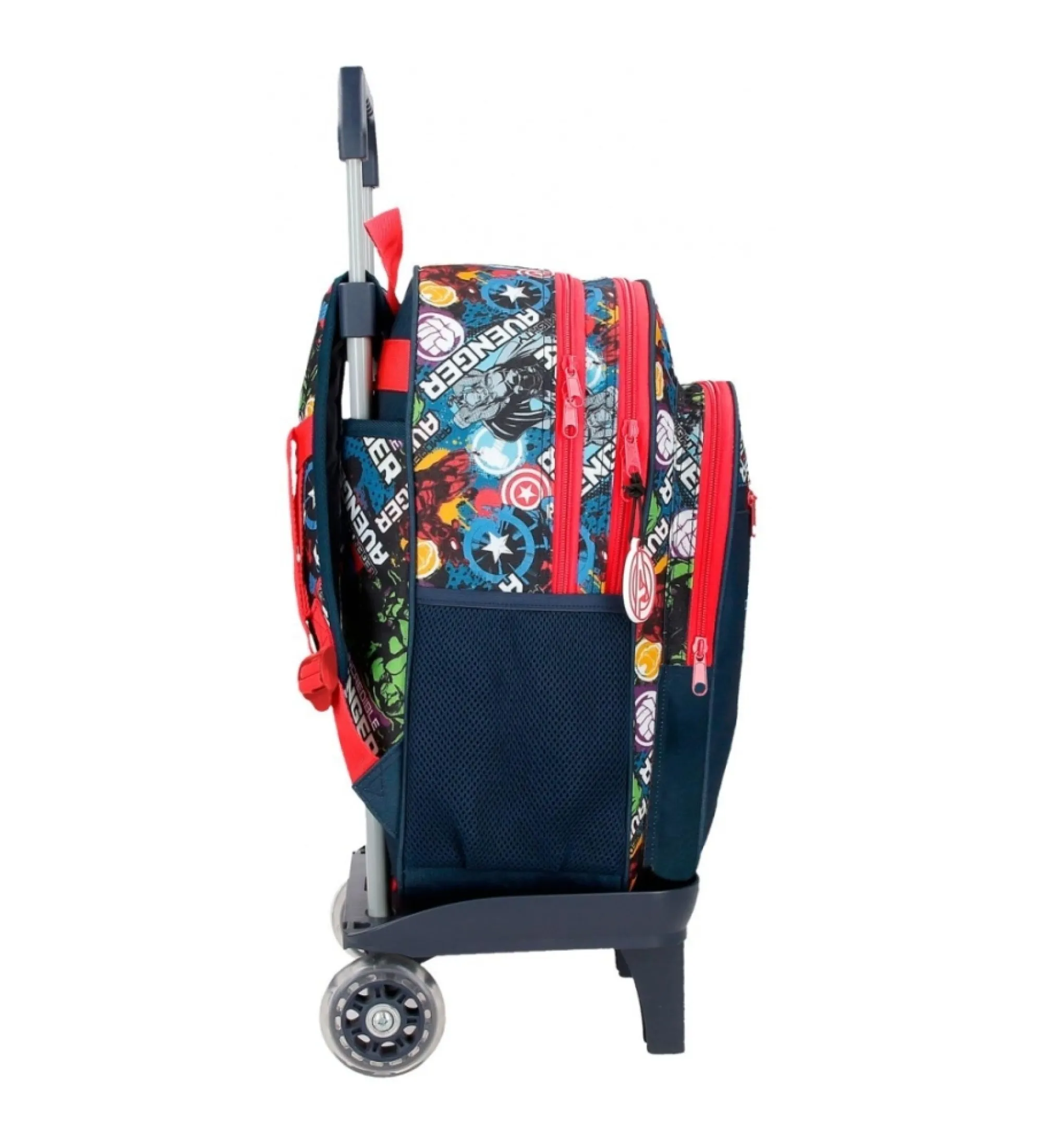 Mochila escolar dos compartimentos Avengers Legendary 40 cm con carro marino
