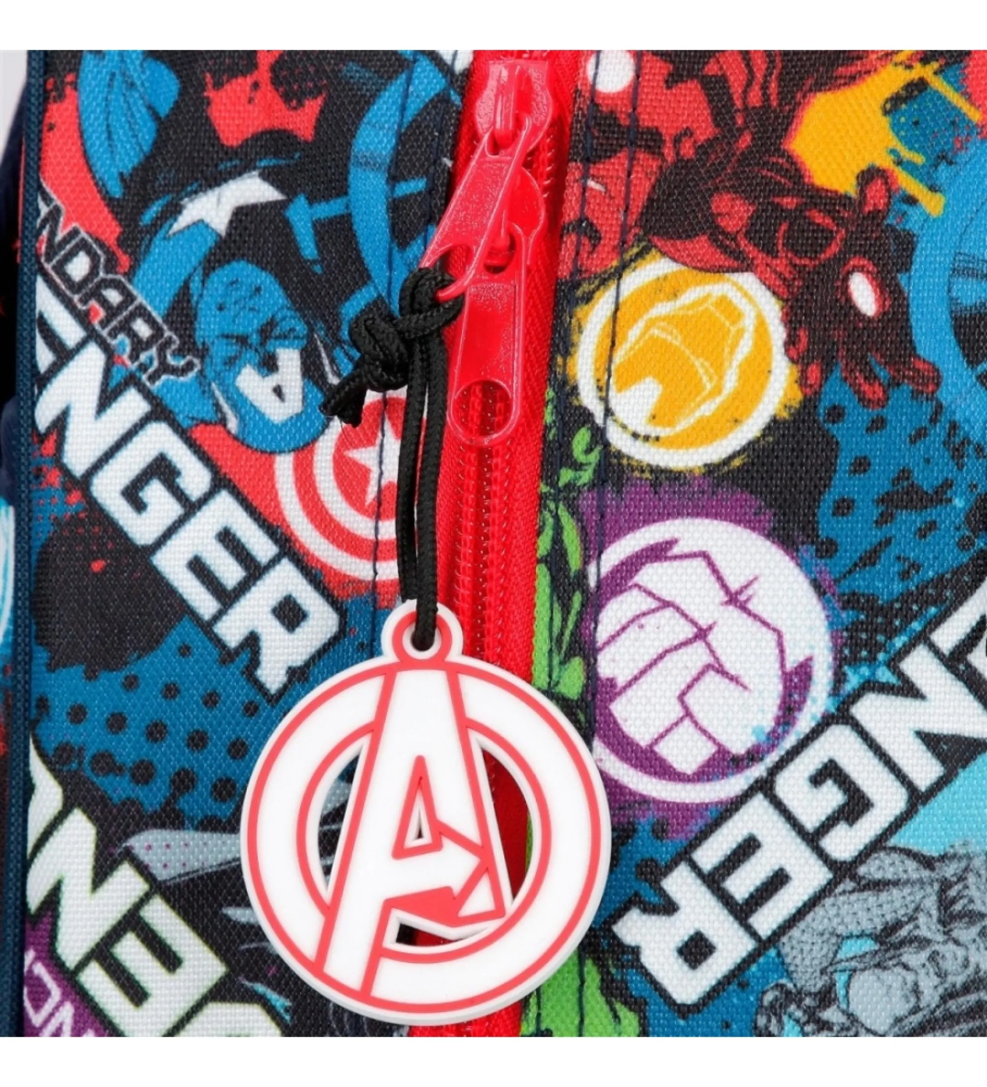 Mochila escolar dos compartimentos Avengers Legendary 40 cm con carro marino