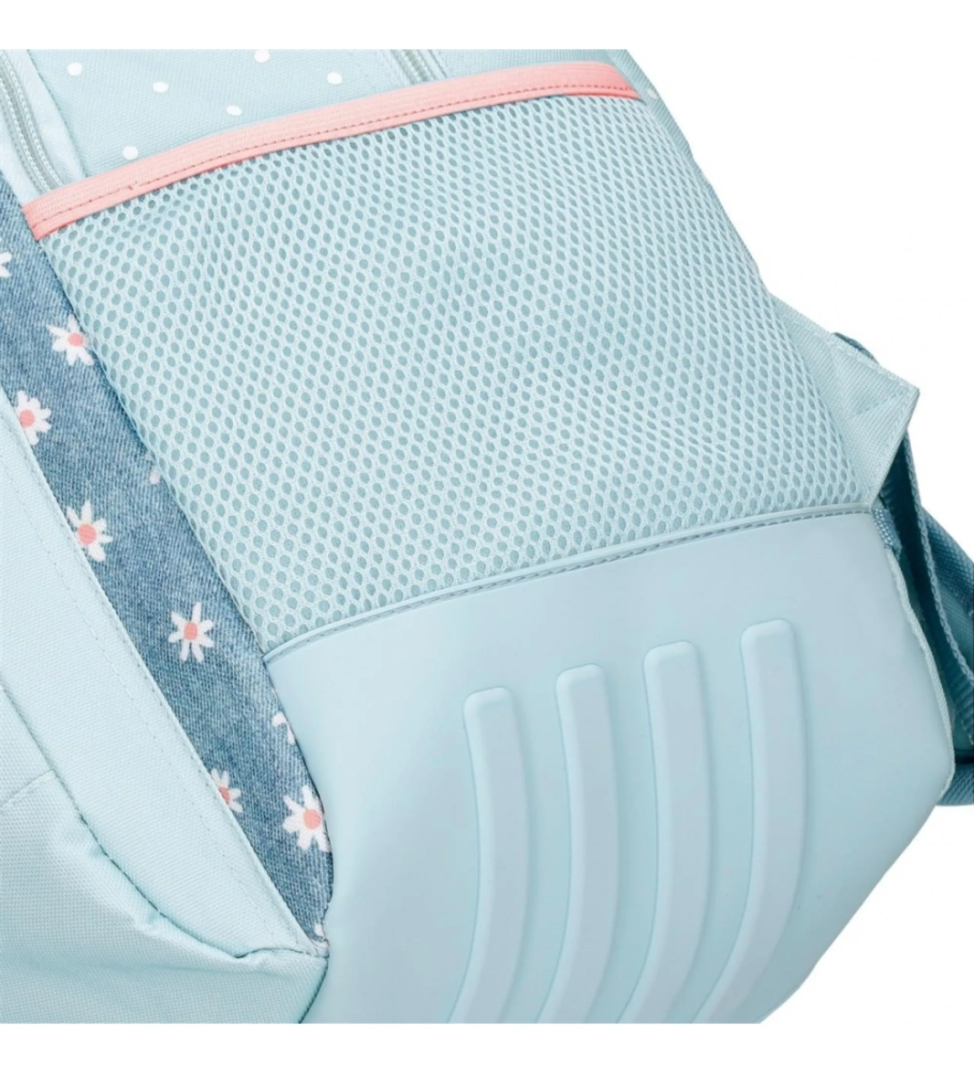 Mochila escolar Movom Live your dreams dos compartimentos con carro azul turquesa
