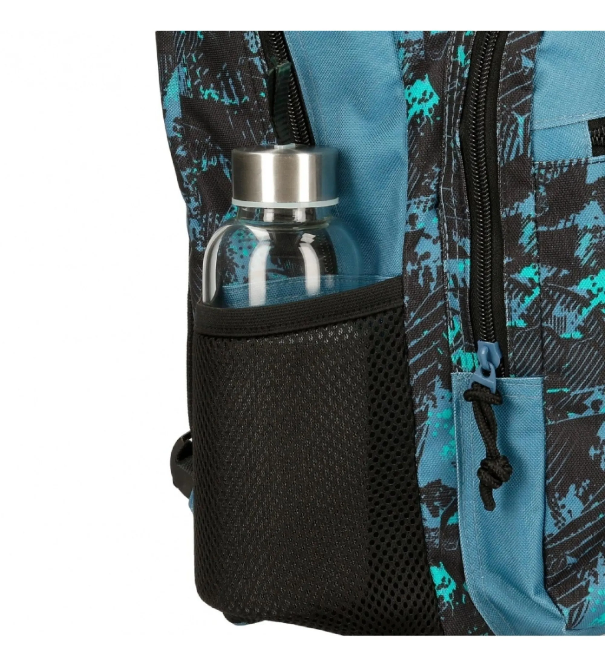 Mochila escolar Roll Road  Soccer dos compartimentos negro