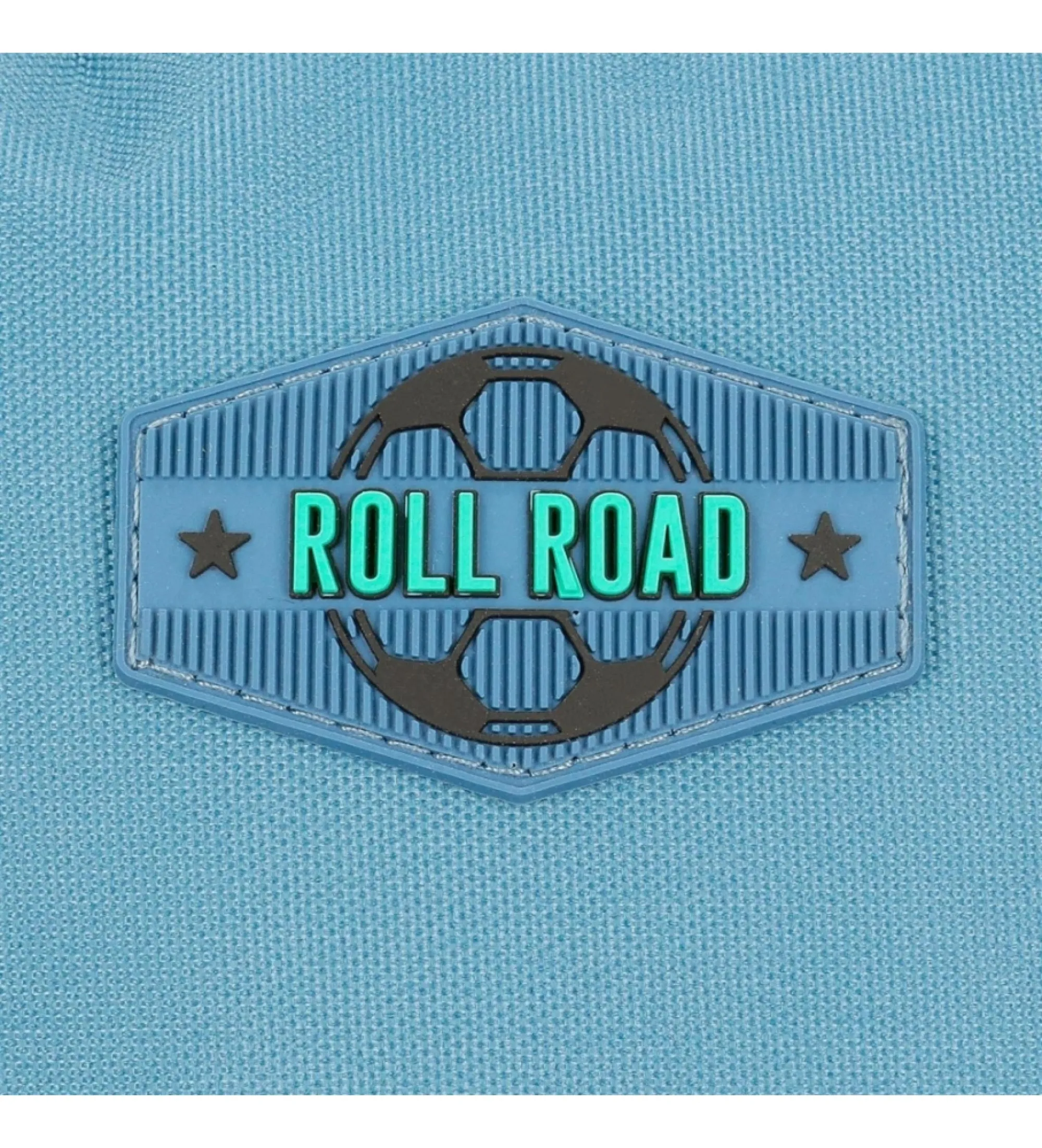 Mochila escolar Roll Road  Soccer dos compartimentos negro
