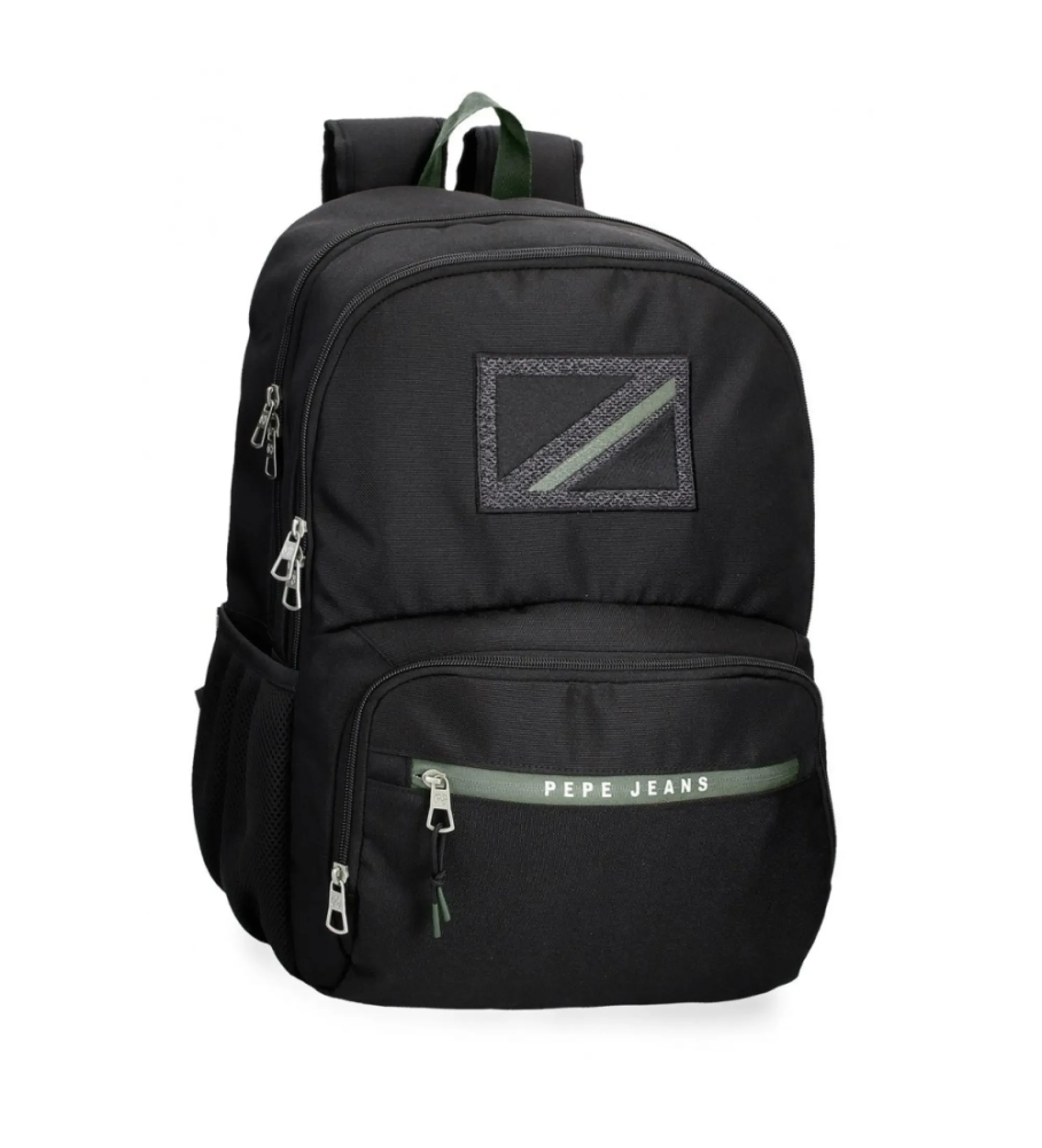 Mochila Pepe Jeans Alton dos compartimentos negro