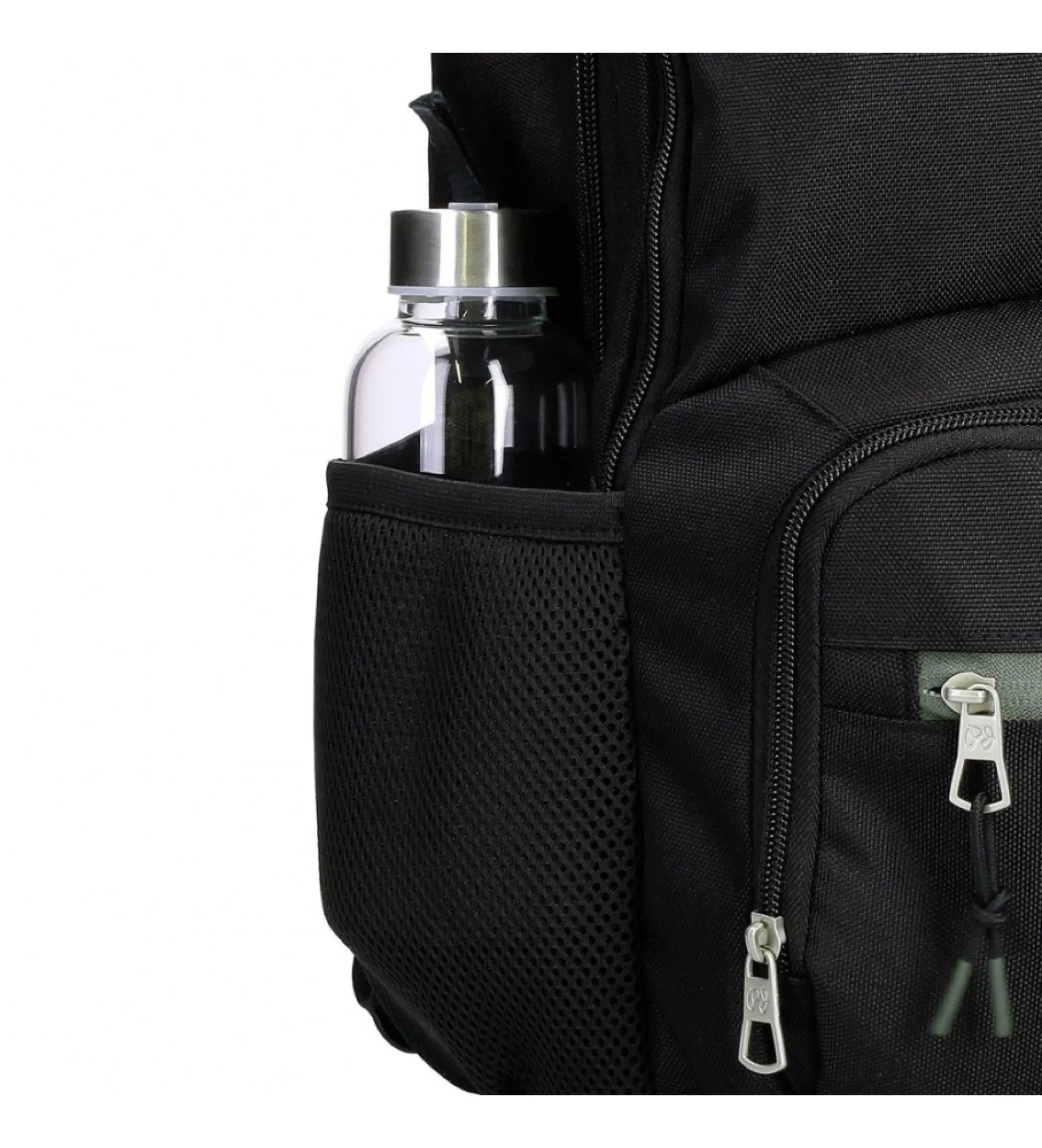 Mochila Pepe Jeans Alton dos compartimentos negro