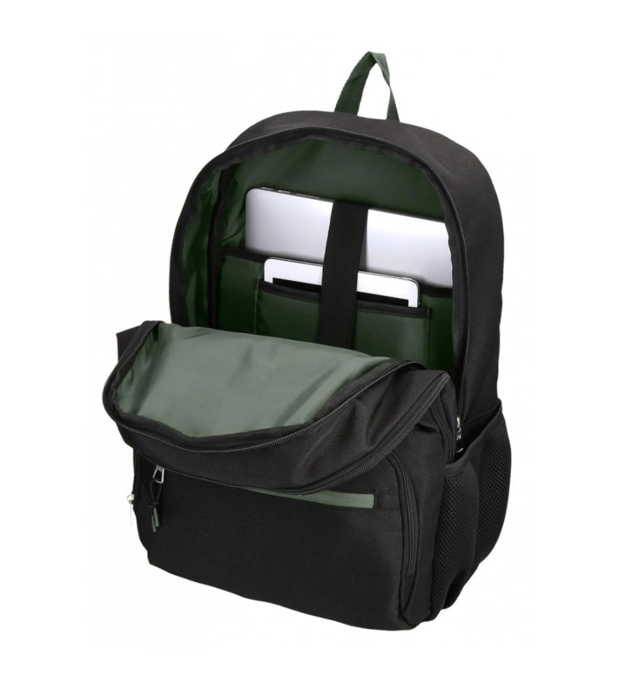 Mochila Pepe Jeans Alton dos compartimentos negro