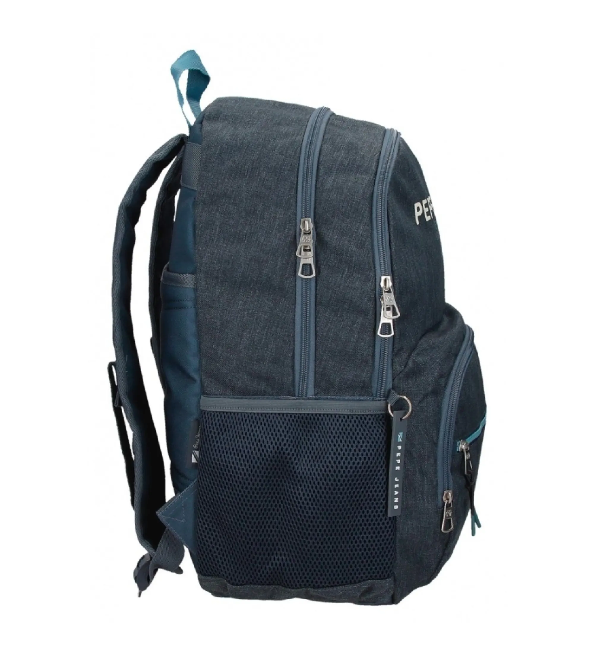Mochila Pepe Jeans Edmon dos compartimentos marino