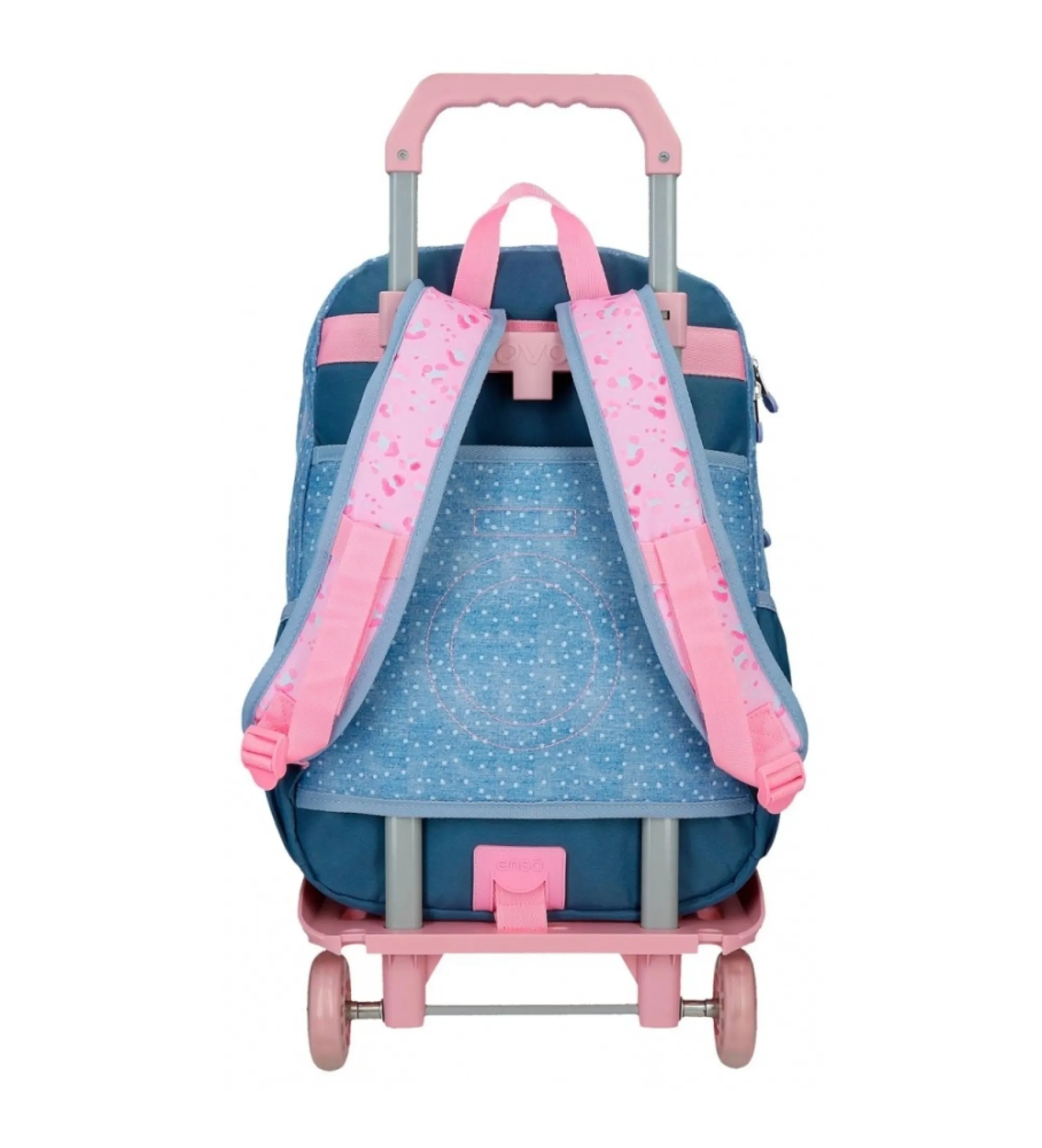 Mochila porta ordenador  Dreamer dos compartimentos con carro azul