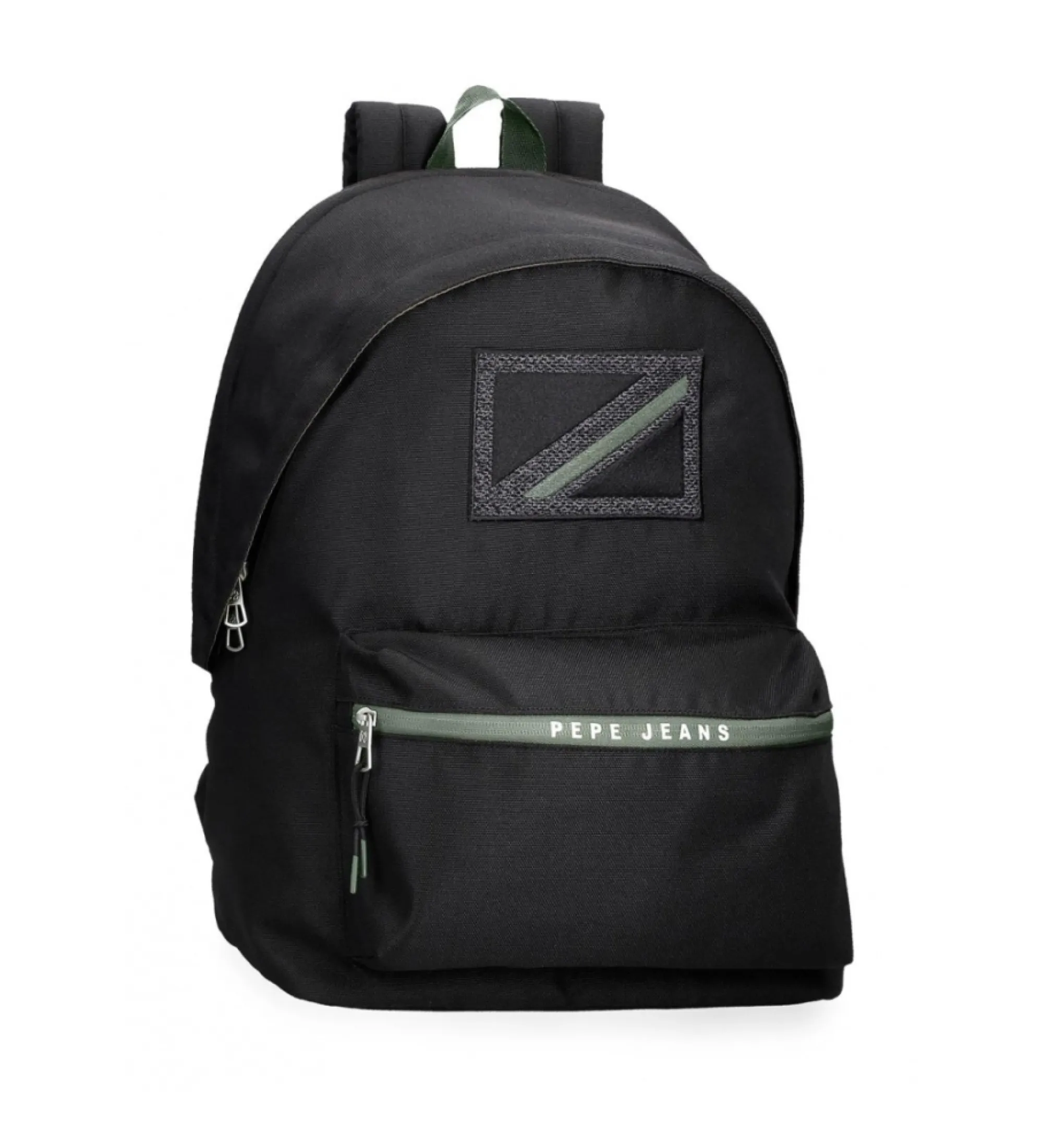Mochila portaordenador Pepe Jeans Alton dos compartimentos adaptable a carro negro