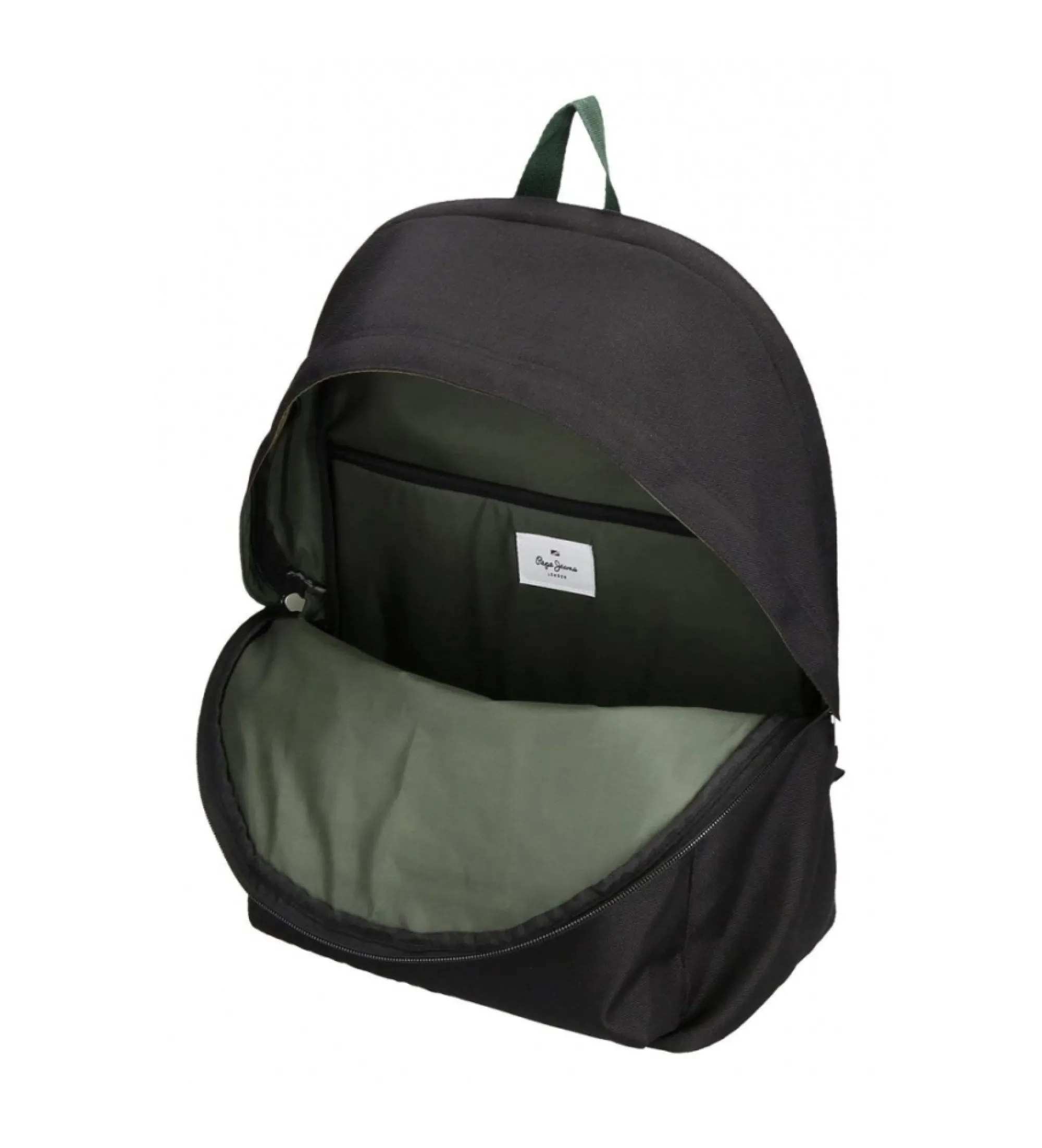 Mochila portaordenador Pepe Jeans Alton dos compartimentos adaptable a carro negro