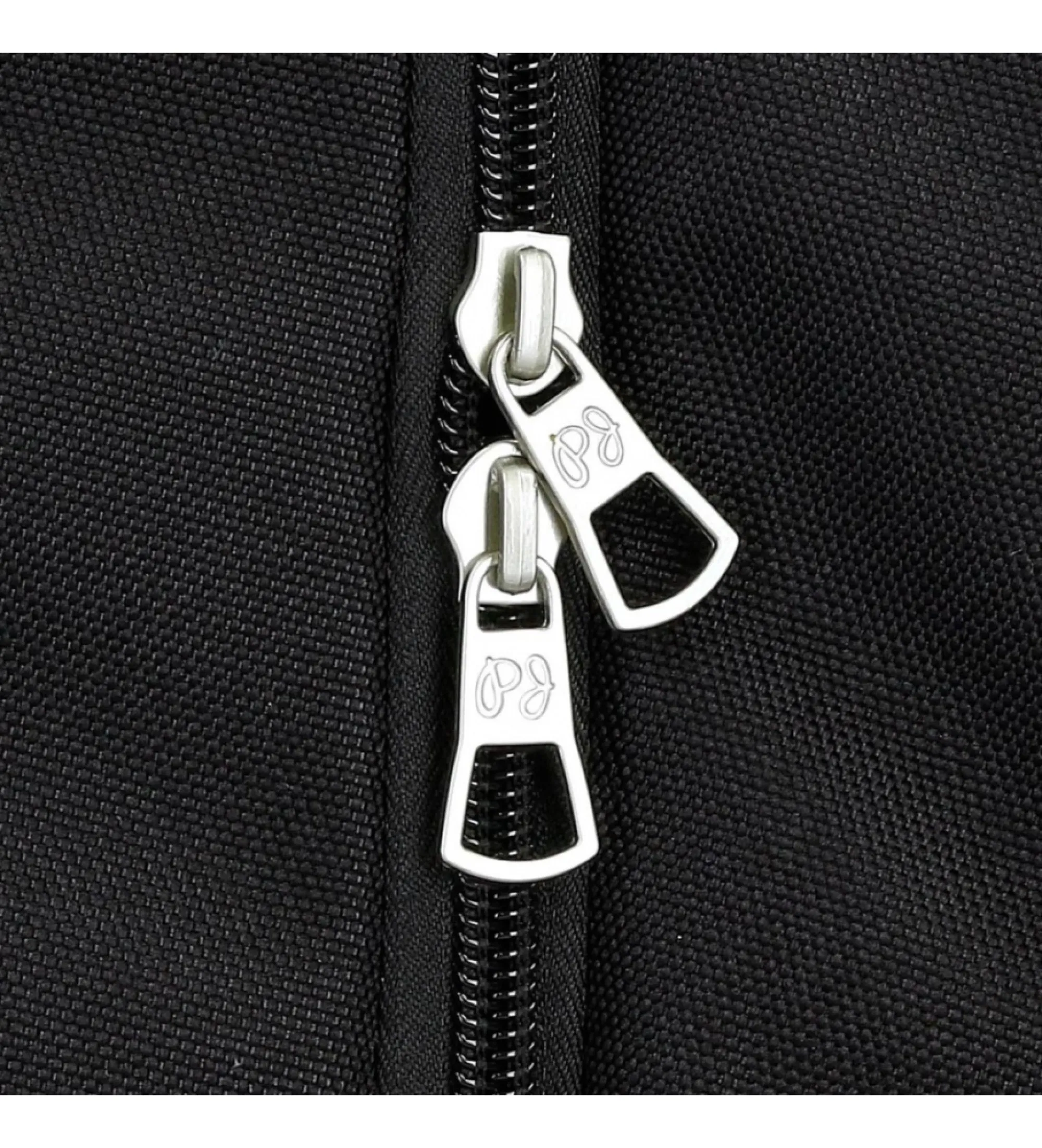Mochila portaordenador Pepe Jeans Alton dos compartimentos adaptable a carro negro