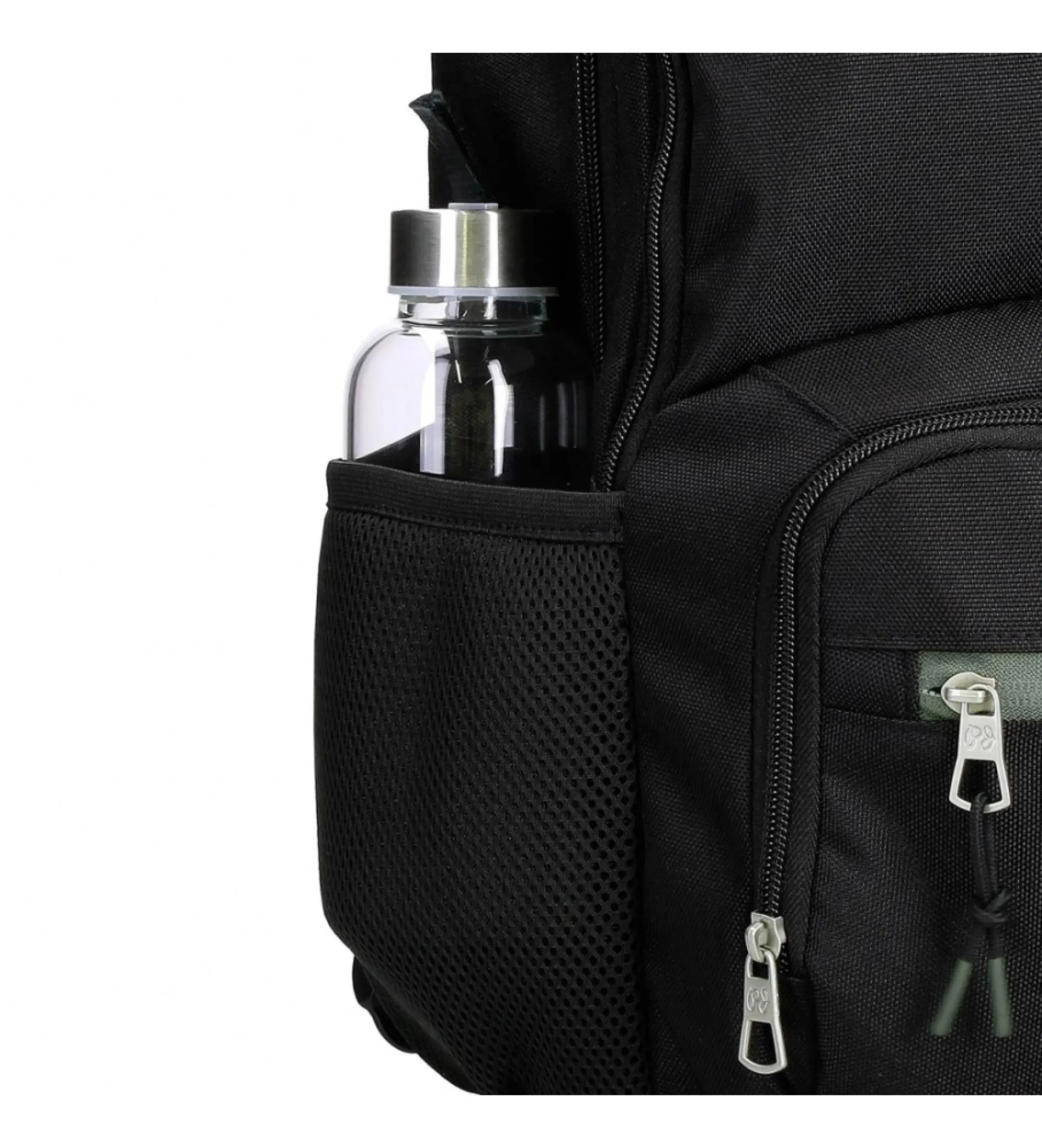 Mochila portaordenador Pepe Jeans Alton dos compartimentos adaptable a carro negro