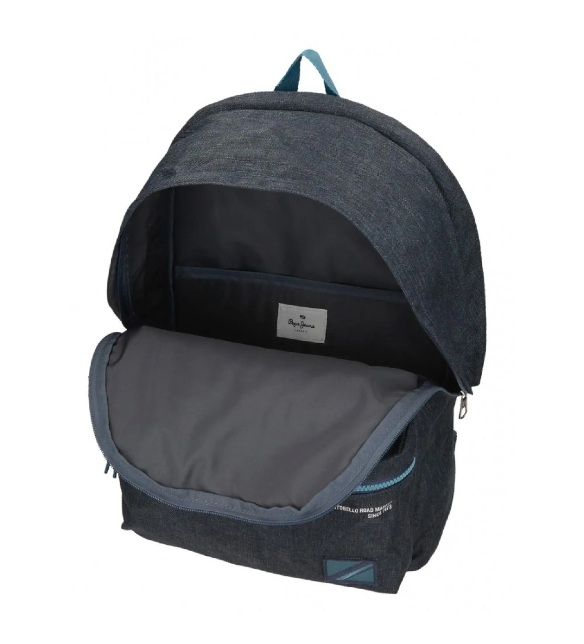 Mochila portaordenador Pepe Jeans Edmon dos compartimentos marino