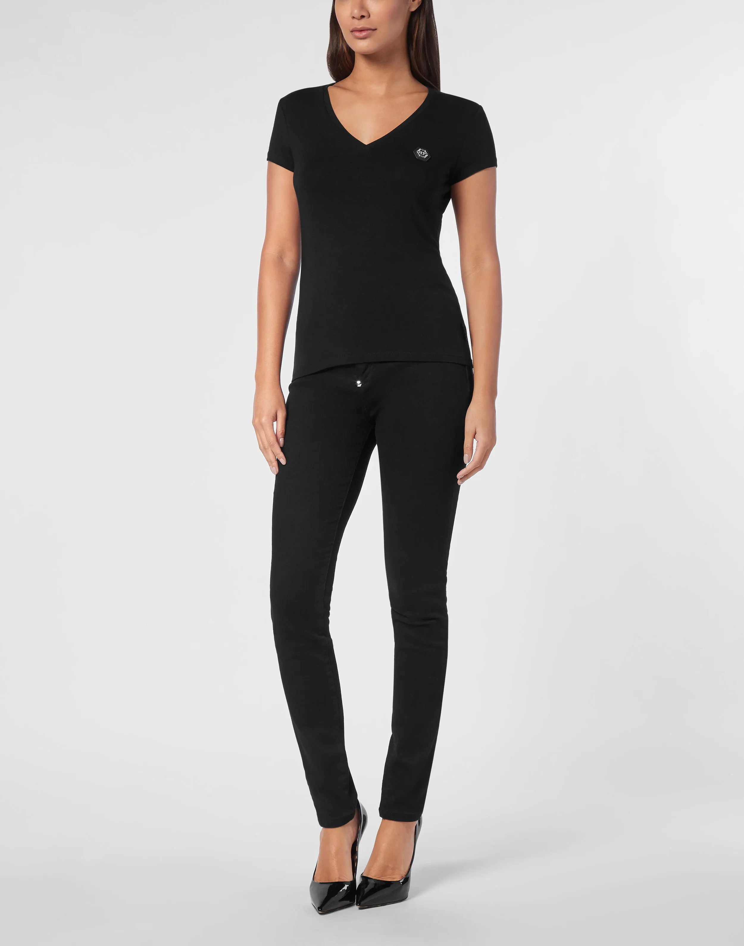 MODAL TSHIRT VNECK SS